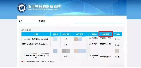 河北教師資格筆試有效期是多久呢？